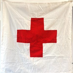 WW2 German Red Cross Tent Drape Ref:1032