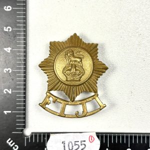 Fiji Defence Force circa 1923-1953 Kings Crown Cap Badge Ref:1055