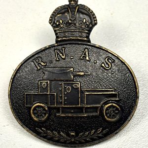 WW1 Royal Naval Armoured Car Section Cap Badge Ref:1056