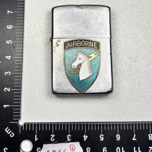 Vietnam War Era Zippo Lighter. Dated Coded 1965 with Airborne Logo Ref: 1066