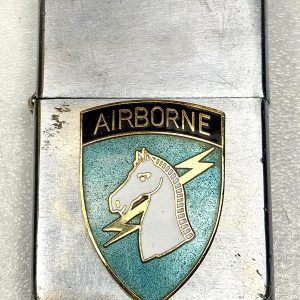 Vietnam War Era Zippo Lighter. Dated Coded 1965 with Airborne Logo Ref: 1066