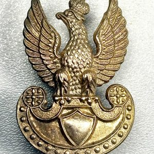 British Made Polish Troops in Exile Cap Badge Ref:1071