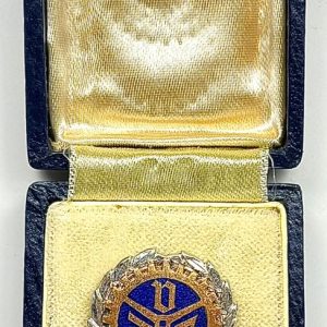 Cased Cold War Period German Lapel & Tie Honour Pin Ref: 1093
