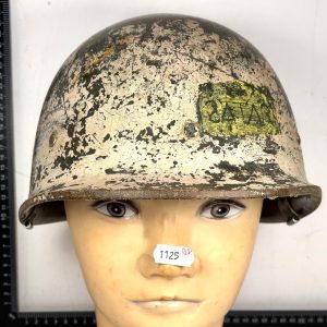 Gulf War 1 Veteran Bring Back. Iraqi M80 Helmet with a name/unit marking Ref:1125
