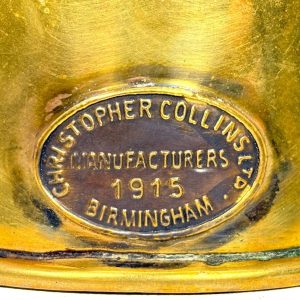 WW1 1915 Dated Large Brass British Field Kitchen Jug Ref:1002