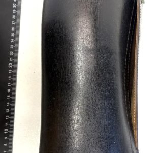 New Unissued War Stock Waffen SS Leather Gaiters    Ref:1006