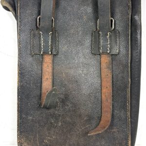 WW2 German Leather Officers-Nco’s M35 Map-Dispatch Case. Ref:1009