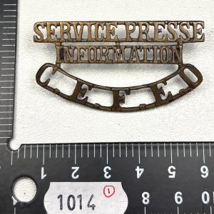 WW2 French Press Cap Badge. Ref:1014