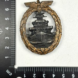 WW2 German Kriegsmarine High Seas Fleet Badge. Ref:1018