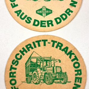 2 x 3rd Reich Beer Mats. “Reserved For SS Soldiers Only”    Ref:1026