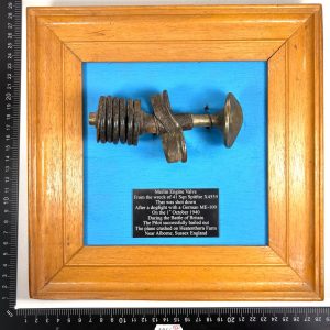 Framed Battle of Britain Spitfire Relic  Ref: 1044