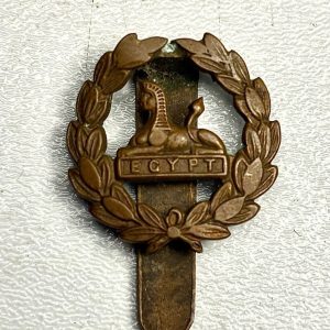 Gloucestershire Regiment Rear Cap Badge with Slider Ref:1061