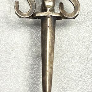 WW2 No 2 Commando Silver Officers Cap Badge Type 2 Ref:1062