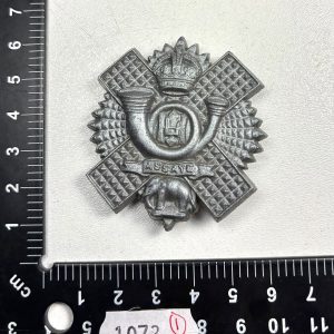 WW2 Economy Issue Highland Light Infantry Cap Badge Ref:1073
