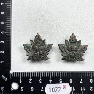 WW1 Canadian C.E.F 126th Bn Collar Badges Ref:1077