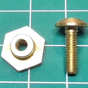WW2 British Mk II -Mk III Helmet Liner Screw (Small Head Type)
