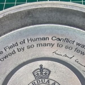 Museum Quality Replica Battle of Britain Spitfire Piston Aluminium Ashtray  (AT-01)